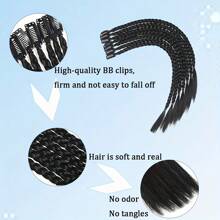 2 件装夹式盒装辫子接发 20 英寸混色高温合成纤维 适合女士和女孩 - 非常适合日常穿着和节日