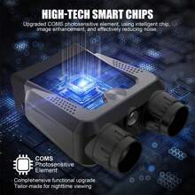 Night Vision Goggles Binoculars With LCD Screen 4K Night Vision Binoculars For Adults, Dual Night Vision Modes Binoculars With 4000mAh Battery, 32GB SD Card Included For Adventure And Surveillance,Tracking Up To 500 Meters (Black)