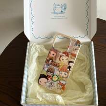 复古小众时钟与肖像插画手机壳，适用于 Apple 17 Pro Max/17 Air/ 16 Pro Max/15 Pro Max/14 Pro/13 Pro/13/12 Pro Max/12 - 棕色 - 查看 2