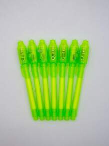 7 支/14 支多色荧光荧光笔、UV 隐形荧光笔、LED UV 灯笔、检查笔、创意 UV 魔术墨水笔、电池供电（含电池） - 彩色 - 查看 11