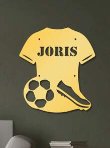 1 Mảnh, Tên Tùy Chỉnh, Bóng Đá Vàng Art Deco, Đồ Trang Trí Tường, Phong Cách Art Deco Không Có Điện - Đồ Trang Trí Nhà Đa Năng - Phòng Khách, Phòng Ngủ, Đồ Trang Trí Nhà Cửa, Quán Cà Phê, Cửa Hàng, Đồ Trang Trí Tường Nội & Ngoại Thất, Lý Tưởng Làm Quà Tặng Sinh Nhật & Giáng Sinh, Trang Trí Tiệc, Quà Tặng Ngày Lễ Cho Bạn Bè - Nhiều màu - Xem 3