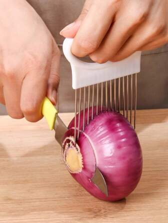 多功能不锈钢洋葱切片机，蔬菜切丝器，适用于土豆、西红柿、水果，家用