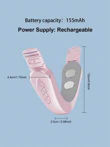 1pc V-Shaped Face Slimming Device, Microcurrent Muscle Toning Massager, Smart Beauty Facial Massager For Lift And Tighten