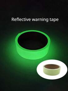 1pc Glow In The Dark Tape, Bright Long Lasting Fluorescent Tape For Night Decoration, Outdoor Sports And Markings