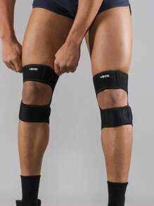 VBOSI 1 Pair Adjustable Knee Brace With Spring Booster Men Women Rebound Stabilizer For Sports Training & Squat Support Gym Accessories Knee Support