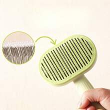 10 piezas Kit de aseo para mascotas, Juego de cepillos de autolimpieza con cortaúñas y lima para mascotas, peine antipulgas, cepillo de baño para mascotas, cepillo para el pelo de gato/perro, cepillo de dientes de silicona - Multicolor - Ver 4