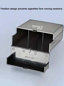 40 Slot High Capacity Aluminum Alloy & Plastic Automatic Flip-Top Sealed Cigarette Case