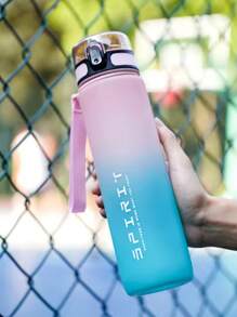 Ombre Sports Water Bottle, Portable Leak-Proof Flip Cap Drink Cup, Suitable For Workout, Fitness, Travel