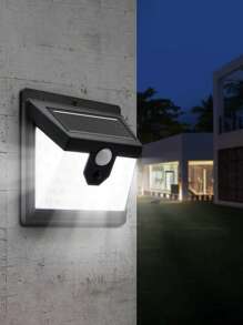 1 pièce Extérieur 20/30/40 LED Éclairage mural solaire, 3000 lumens Illumination Lumineuse, Éclairage de jardin extérieur pour Allée, Cour, Patio