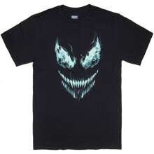 Marvel Venom Ghostly T-Shirt - 黑色 - 查看 1