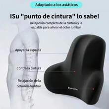 Memory Foam Lumbar Back Cushion For Car Office Gaming Chairs And Postpartum Waist Support Multi Functional Pain Relief Pillow