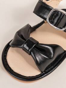 Sandalias planas casuales y cómodas de punta abierta, adorables para bebés en verano