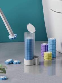 带替换头的一次性马桶刷，浴室清洁全套，壁挂式设计