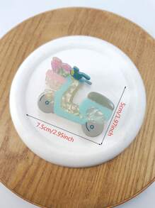 1 件优雅醋酸纤维发夹，适合日常佩戴，爪夹，发夹，发夹，发夹，发夹，接发夹，秋冬发饰，适合女士度假装扮