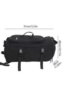 男士多功能背包，可转换肩带，多个隔层，可调节肩带扣，非常适合徒步旅行、旅行、日常使用，适合青少年夏季休闲户外运动或度假旅行或毕业礼物或生日礼服配饰