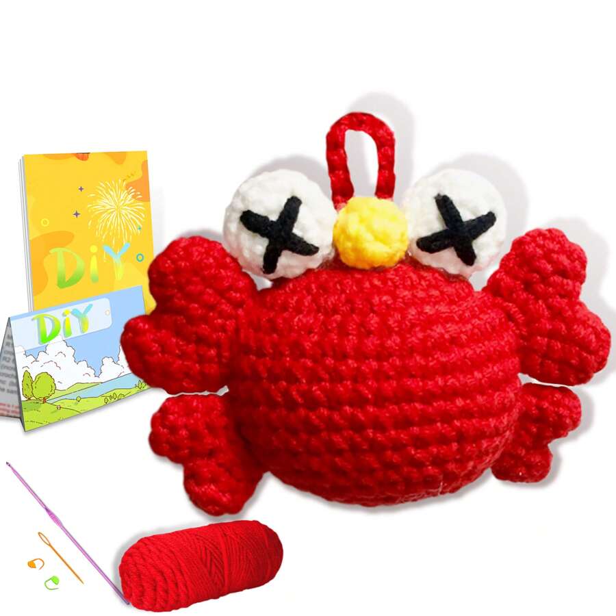 Cojín De Peluche De Cangrejo Ibasonice – Almohada Suave Y Decorativa, Juguete De Peluche Naranja De 45 Cm Para Niños Y Adultos