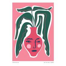 1 件现代波西米亚极简主义植物花卉艺术抽象海报印刷品墙壁艺术图片客厅家居装饰无框架 - 彩色 - 查看 31