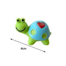 4pcs Random Style Cute Mini Turtle Decorative Accessories For Car Dashboard - Multicolor - View 6