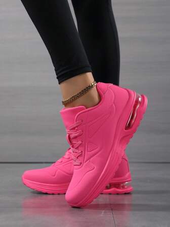 Dammode utomhusökning höjdskakningsskor, snörning casual sneakers herrmode casual mångsidiga tjocksulade fritidsskor, bekväma andningsbara casual sneakers (parmodell)