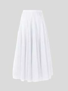 1pc Women High Waist Maxi Tutu Skirt, Available In Lake Blue, Pink, Olive Green, Blue Grey, Black, White, Red, Fluffy 4-Layer Mesh With 1 Layer Lining, No Bone Petticoat, Suitable For Dress Up, Stage Performance, Summer Mesh Skirt, Cosplay Fall Clothes For Women - Multicolor - View 7