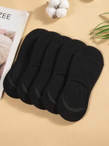 5/10 Pairs Women Cotton Breathable White Ankle/Low Cut Socks, No Show Socks, Fashion - White - View 8