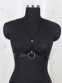 PU Leather Belt Garter Belt Street Dance Nightclub Performance Restraint Harness Sexy Belt