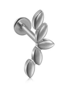 1 pièce Boucles d'oreilles clous en acier inoxydable en forme de serpent, étoile, cartilage tragus, hélix pour hommes et femmes, bijoux de piercing pour hélix et cartilage