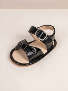 Sandalias planas casuales y cómodas de punta abierta, adorables para bebés en verano