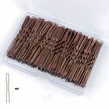 150个装女士纯色休闲发夹，日常发夹，爪夹，发卡，学习用品，发饰，头部饰品，发卡 - 彩色 - 查看 18