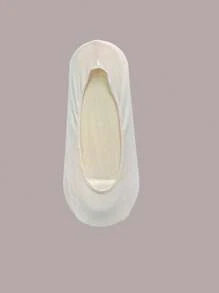 1/4/8 Pairs Women Mesh Top & Solid Color Bottom Breathable Non-Slip Hidden Loafer Socks, Suitable For Daily Life Or Indoor Use - Multicolor - View 9