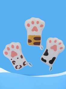 1 件装婴儿沐浴海绵，婴儿沐浴手套儿童沐浴球，新生儿洗头熊爪浴巾 - 彩色 - 查看 4