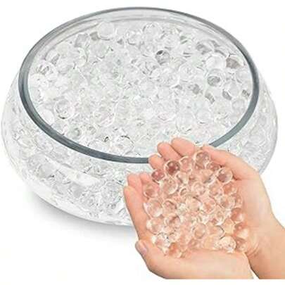 Water Gel Jelly Beads Filler - For Floating Candle Making, Wedding Party, Home Decor Plants And Crafts Beads (Expand After Absorbing Water)