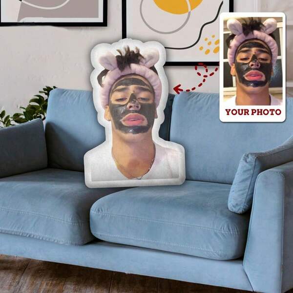 Custom Shape Pillow, Funny Girlfriend Boyfriend Photo Pillow, Gift In Memory Of Loved One, Personalized Pillow With Picture,Multi-Functional,Reusable,Ornamental,Exquisite,Stylish,Adorable,Colorful,Cute,Funny,Custom,Personalized,Customized,Unique,Ideal Gifts For Her,Ideal Gifts For Him,For Anniversaries,For Birthdays,Toys & Games,Haunt Your Home