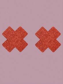 8pcs Glitter Nipple Covers Disposable Sexy Breast Pasties Cover Up Petals Suitable For Daily Wear And Parties