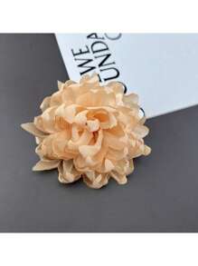 1pc10cm Light Luxury Gothic Bold Shoulder Large Floral Brooch 3D One-Piece Suit Dress For Women's Gala Dinner" Dress Accessories Pin For Clothes Bag Charm