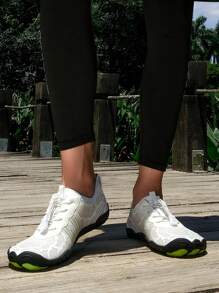 情侣溪流徒步鞋 男女夏季水鞋 速干 户外游泳浮潜沙滩攀岩防滑 - 9221白綠 - 查看 5