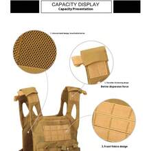 سترة رياضية متعددة الاستخدامات للخارج ، سترة من قماش أكسفورد النايلون المشفر ، سترة تمويه رياضية للتسلق - متعدد الألوان - مشاهدة 3