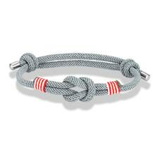 1pc Minimalist Romantic Infinity Adjustable Braided Couple Bracelet, Jewelry Gift For Valentine's Day