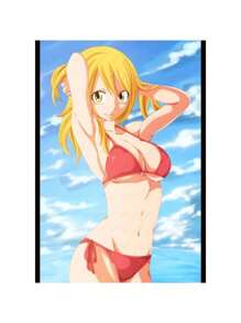 1 pièce Affiche de la canevas de peinture murale du personnage sexy de l'anime Lucy Heartfilia. Poster pour la décoration murale du salon, décoration de la maison. Peinture sans cadre. - Multicolore - Voir 37