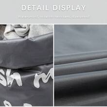 X-Large Quilt Storage Bag, Oxford Fabric Drawstring Closure Packing Bag, For Clothes, Bedding, Moving Housecloset Organization And Storage Clothes Storagebinsbedroom Storage - Multicolor - View 6