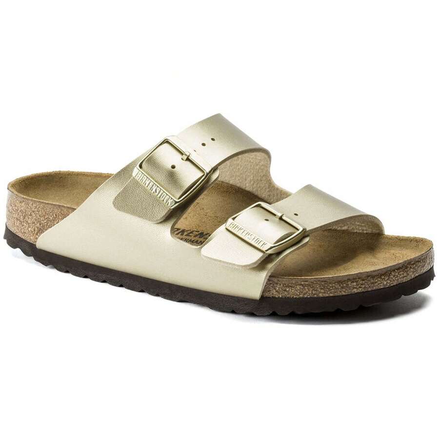 Birkenstock 亞利桑那州女士金色涼鞋✅ 24/72 小時送貨至西班牙（半島）