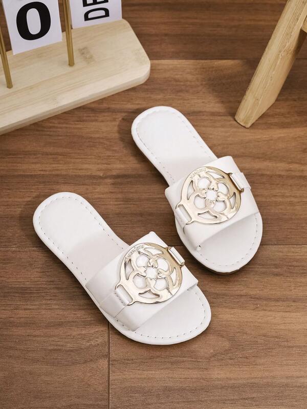 2025 New Summer Girls Sandals, Non-Slip Flat Casual Fashion Versatile Strap Slippers