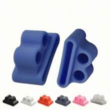 Estuche de silicona para almacenamiento de correa de reloj, estuche anti-pérdida de auriculares, soporte de silicona, correa de muñeca anti-pérdida para auriculares Bluetooth de deportes al aire libre, estuche de almacenamiento de reloj