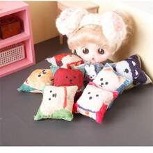 7pcs/4pcs/3pcs/2pcs/1pc Mini Cushions, Furniture Models, Miniature Cushions, Miniature Pet Dog Cushions, 1:12 Dollhouse DIY Decor Accessories, Living Room & Bedroom Decor, Sofa Cushions, Miniature Scene Decor, Miniature Scene Photography Props - Multicolor - View 3