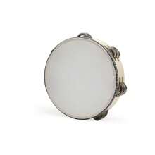 4/6/8/10 Zoll Tamburin für Erwachsene, handgehalten, aus Holz, mit einfacher Reihe Metallschellen, Musik-Tamburin, Geschenkidee, Rhythmus-Percussion-Instrument für Party, KTV (Drumsticks nicht enthalten), Tamburin, Musikinstrumente, Drumsticks