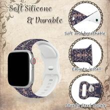 Bracelet en silicone personnalisé avec nom pour MONTRE, lettrage DIY et gravure de nom, contenu personnalisable applicable pour MONTRE 38/40/41 mm 42/44/45/49 mm