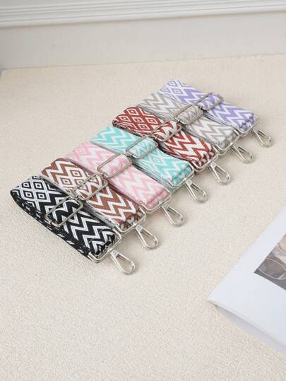 Women's Bag Strap Accessories Shoulder Crossbody Bag Adjustable Bag Strap Jacquard Multi-Function Mobile Phone Bag Strap Accessories Lanyard