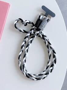 1 Stück bunte Handyhalter - lange Handyhalter-Anhänger, süßes Design, angenehmer Tragekomfort, Zufällige Farbe Metallkarabiner, ein Geschenk für Mutter, Familie, Freunde, Geburtstag, Urlaubshandy-Charm, Handykette