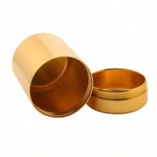 Mini Metal Box, Stainless Steel Tea Can, Small Travel Portable Container, Sugar Coffee Can, Organizer, Protein Container, Vase