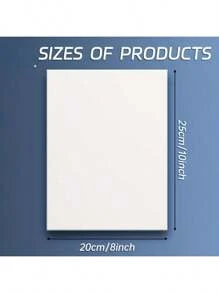 8x10 英寸画布面板，专业艺术家品质空白白色平面画板，适用于绘画、素描、丙烯画、油画、水彩画、水粉画、流体艺术，适合初学者、学生、艺术家和成人艺术用品（2/4/6 件）、返校、学校用品 - 白色 - 查看 3